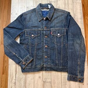 Levi's Red Tab Wimans Blue Jean Jacket denim size small